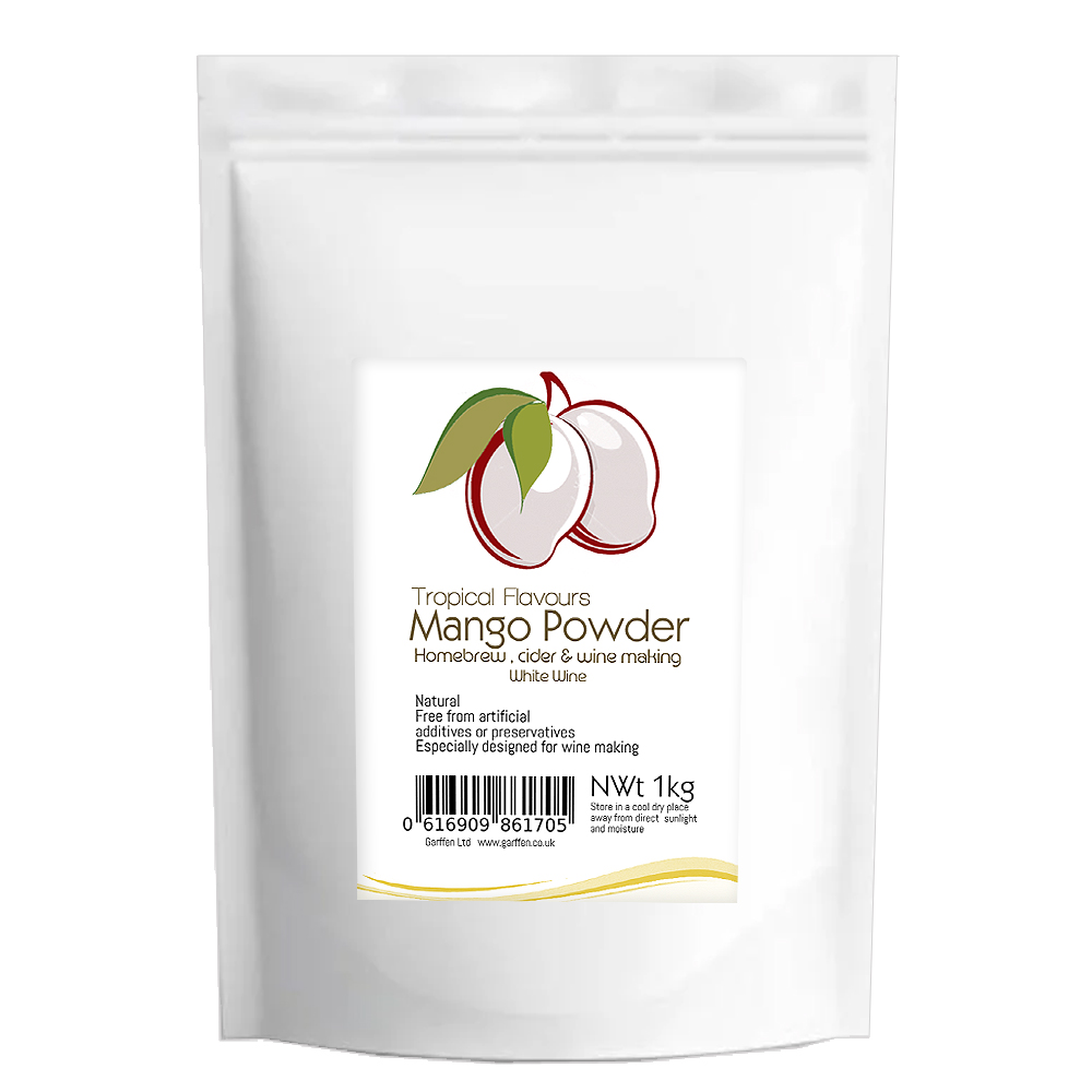 Mango powder for wine making_white 1kg