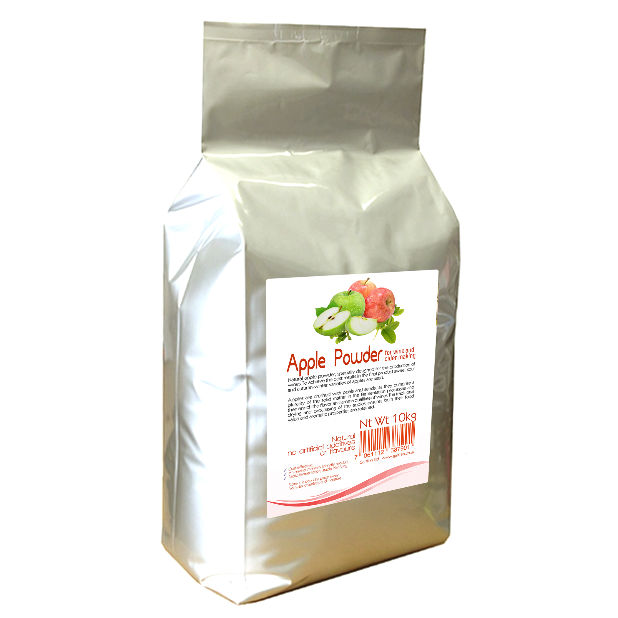 Apple powder for wine making_white