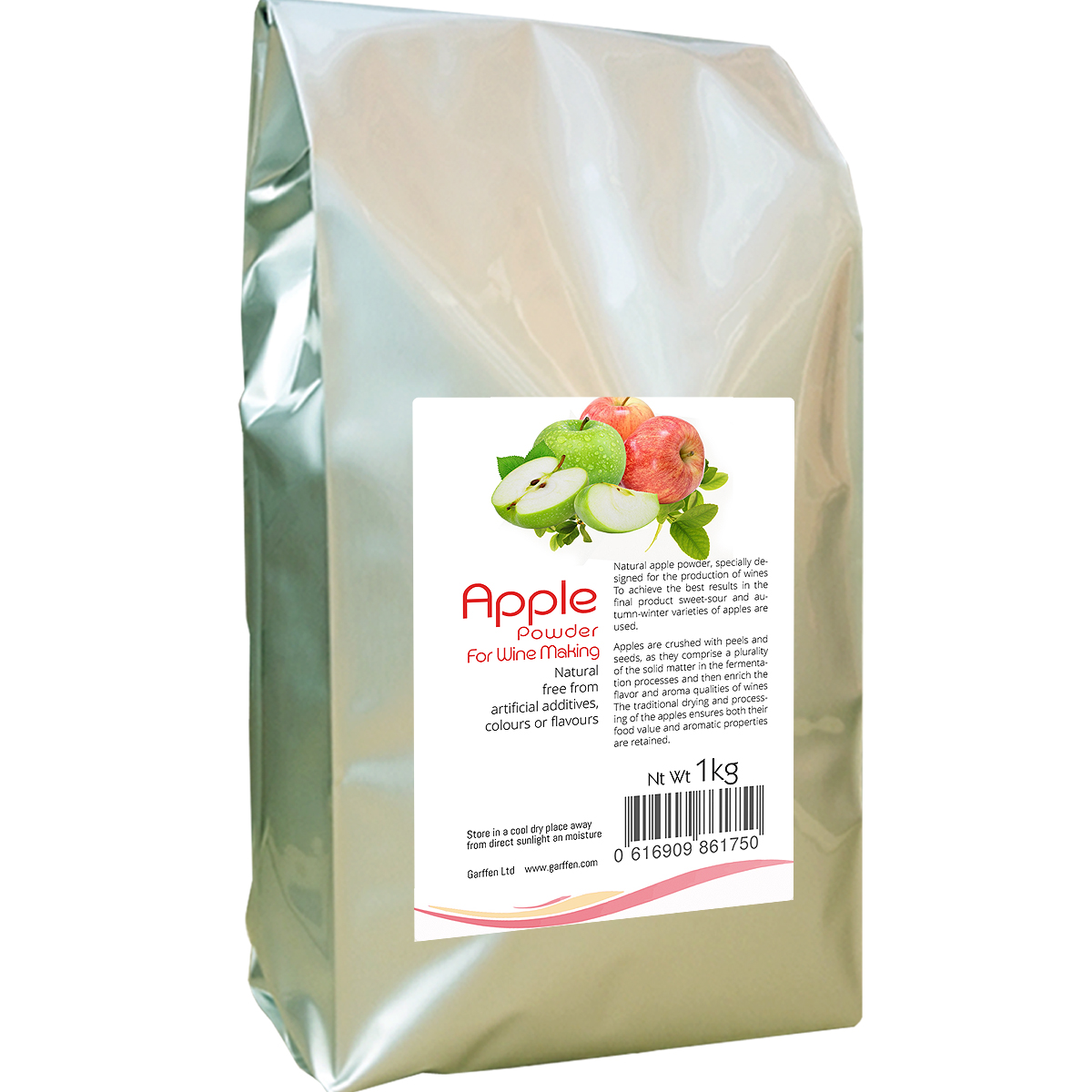 Apple powder for wine making_white